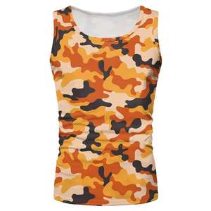 Camiseta Deportiva sin Mangas para Hombre, Cuello Redondo, Secado Rápido, Transpirable, 100% Poliéster - Product Image 5