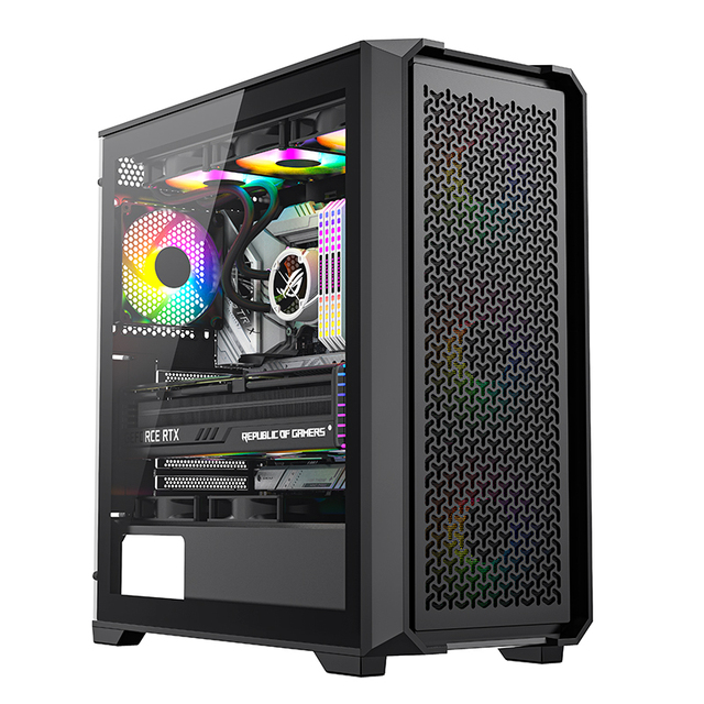 OEM High Quality Wholesale Computer Case Manufacturer Mid Tower Micro ATX Case PC Gaming PC Case Computer