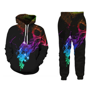 Personalizado bajo MOQ Palm Angel chándales conjunto de entrenamiento sudor trajes hombres sublimación chándal entrenamiento Streetwear Jogging trajes - Product Image 3