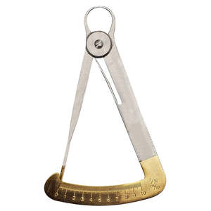 Medidores de corona de ortodoncia dental de acero inoxidable Iwanson personalizados, instrumentos quirúrgicos manuales ergonómicos de alta calidad - Product Image 3