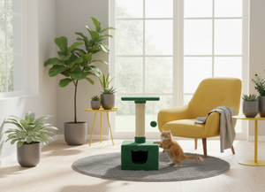 Griffoir pour chat Amistar Green Fairy Tale de haute qualité pour chats et chatons de toutes races et tailles. - Product Image 5
