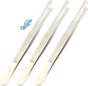 Fórceps de tejido ruso de acero inoxidable reutilizables de 6 pulgadas, Instrumentos dentales veterinarios, instrumentos quirúrgicos ortopédicos - Product Image 5