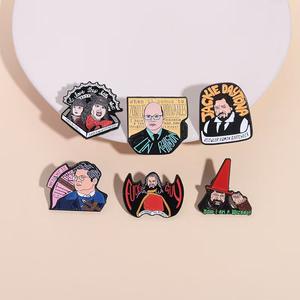 カスタムNow I Am Wizardメタルブローチハロウィーンゴスホラー映画エナメルピンパンクジュエリーギフトテーマバックパックラペルバッジ - Product Image 4