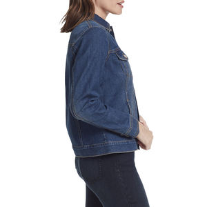 Nueva chaqueta vaquera de estilo callejero con diseño personalizado para mujer Chaqueta vaquera informal de estilo callejero a precio razonable al por mayor - Product Image 5
