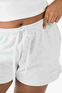 Pantalones Cortos Deportivos para Mujer, 100% Algodón, Corte Regular, Cintura Elástica, 120 g/m², Transpirables, de Secado Rápido, Personalizados OEM - Product Image 6