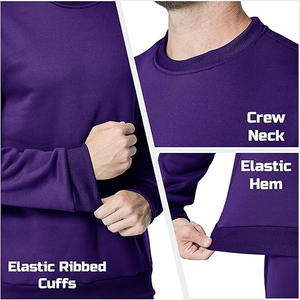 Sudadera de Moda para Hombre, Corte Ajustado, Cuello Redondo, Mezcla de Algodón, Estilo Urbano para Invierno, Ropa Casual o de Salón - Product Image 5