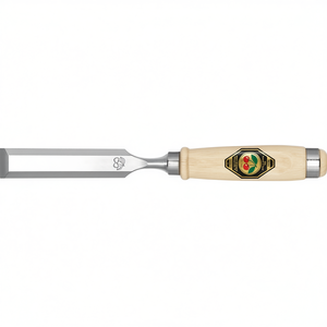 Ciseau de style Ulm CHERRY pour travaux manuels, largeur de coupe de 4 mm, avec 2 pinces en acier et manche en bois de hêtre - Product Image 3