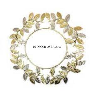 Bords métalliques de qualité supérieure plaqués or de haute qualité pour plaque de chargeur de mariage en verre transparent de forme ronde - Product Image 4