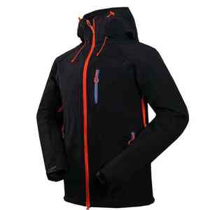 Chaqueta Softshell de poliéster 100% para hombre de alta calidad, ropa deportiva personalizada de alta calidad, tela cómoda - Product Image 4