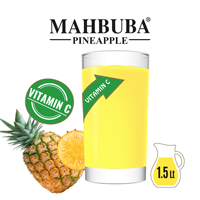 Jus en poudre instantané rafraîchissant premium saveur ananas tropical, sachet de 9g, ingrédients banane, mangue, pomme, emballage boîte