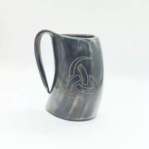 Handcrafted Natural Horn <b>Mug</b> Indian Traditional Medieval-Style Drinking Cup for Wholesale - Product Image 1