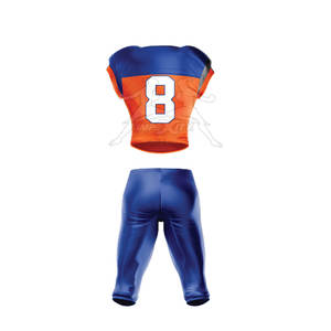 เสื้อฟุตบอลอเมริกันสำหรับผู้ชายชุดเครื่องแบบซับลิเมตเจอร์ซีย์อเมริกันฟุตบอลออกแบบได้ตามต้องการ - Product Image 2