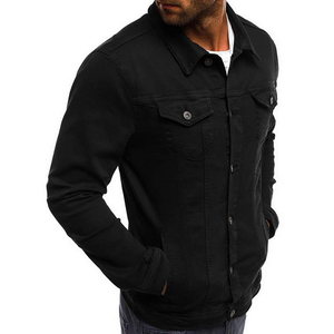 Chaqueta Vaquera para Hombre OEM, Abrigo Informal de Invierno con Botones, 100% Algodón, Ecológico y Transpirable - Product Image 2