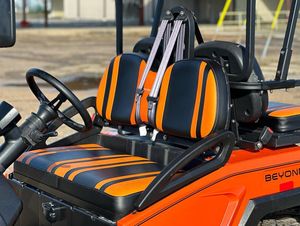 Conversion de voiturette de golf électrique ClubCar 4 places avec roues de 14 pouces pour la visite des sites touristiques et les véhicules de patrouille - Product Image 4