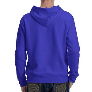 Cotton Blended Basics Men's Pullover Hoodie Custom Print Logo Loose Fit High Quality Fleece Oversize Embroidered Techniques - Product Image 3