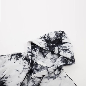 Dye Hoodie venta al por mayor Sudadera de cuello redondo para hombres personalizado de gran tamaño pulóver impreso liso en Blanco polar invierno temporada 2025 - Product Image 4