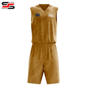 Conjunto de Uniforme de Baloncesto Americano de Verano, Diseño Nuevo, Chaleco de Secado Rápido, Tela Antideslizante y Transpirable - Product Image 4