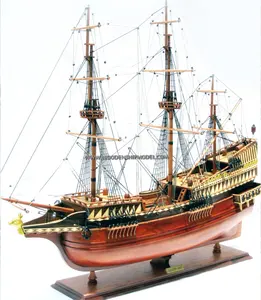 GALLEON GOLDENS后木模型船/工艺品船模型