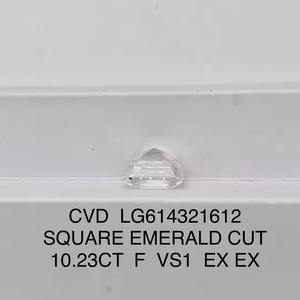 Offre Spéciale blanc Princess Cut Lab Grown Diamond (CVD/HPHT) pour certifié pour les bijoux et montres prix d'usine - Product Image 2