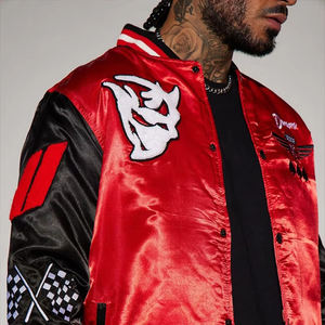 Chaqueta Universitaria Personalizada Premium, Bordado de Alta Calidad, Cuello Alto, Logotipo Frontal, Diseño Moderno Unisex, Mezcla de Lana, Secado Rápido - Product Image 4