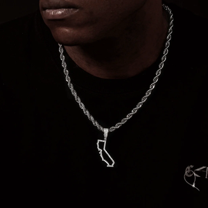 Colgante Personalizado con Nombre en Aleación Chapada en Oro con Diamantes CZ para Hombre - Product Image 6