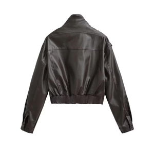 แจ็คเก็ตกันลมสำหรับผู้หญิง, เสื้อกันลมมีซิประบายอากาศได้ดีสไตล์สั้นย้อนยุคเรียบง่ายใหม่ฤดูใบไม้ร่วง2025 - Product Image 3