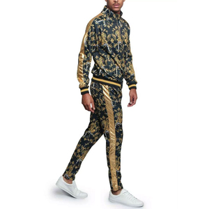 OEM Service Respirant Coupe ajustée Prix bas Survêtement Sublimé pour Homme Vêtements décontractés Survêtement de couleur unie à manches longues - Product Image 3