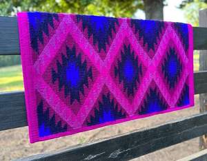 Manta de sillín de lana de alta calidad para uso a largo plazo de equitación occidental con forro de polialgodón para eventos de senderos y espectáculos - Product Image 3