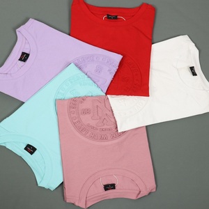 Lote de Camisetas de Algodón de Verano con Estampado Digital en Relieve 3D Premium, Excedentes de Bangladesh - Product Image 4