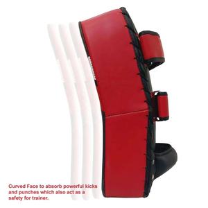 Best Hot Selling Arrival 2026 Taekwondo Training Boxing Pads Shield Kick Pads Breathable Pu-<b>Leather</b> Kick Shields - Product Image 4