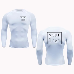 Camisetas de Protección Solar Personalizadas al por Mayor con Logotipo, Secado Rápido, Protección UV UPF50+, Compresión, Manga Corta para Fitness - Product Image 5