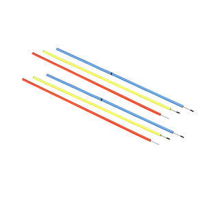 Exportador indio de nuevas barras de slalom con resorte central para fútbol, barras de slalom de PVC para entrenamiento de agilidad con resorte central - Product Image 3