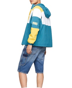 New Design Men Waterproof Lightweight Hooded Windbreaker Jacket Motorcycle Breathable Nylon Windbreaker Jacket - Product Image 2