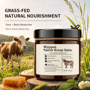 Baume de suif de marque privée hydratant pour les soins de la peau baume de suif de boeuf fouetté biologique au miel de Manuka crème hydratante - Product Image 2