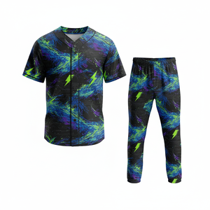 Uniforme de Béisbol Personalizado 2026, Conjunto de Malla 100% Poliéster Transpirable, Cuello en V, Sublimación de Precisión, Ropa de Equipo Unisex al por Mayor - Product Image 6