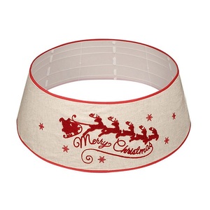 Beau collier d'arbre de Noël fait à la main pièce d'art en fer galvanisé collier d'arbre de Noël de décoration de Noël - Product Image 1