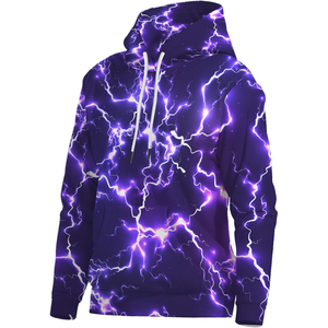 Sweat-shirts à capuche en polaire d'hiver personnalisés avec votre propre design, fabriqués en usine, 100% coton, imprimés par transfert thermique, écologiques, coupe-vent pour - Product Image 6