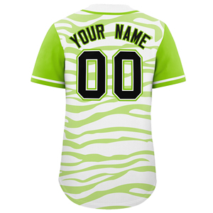 Vente en gros Maillot de chemises à rayures Maillot de fan de baseball personnalisé Maillot de softball en maille de polyester vierge au design personnalisé pour adulte - Product Image 6