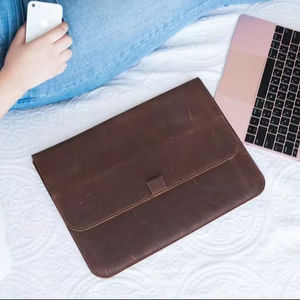 Sac intérieur de protection étanche pour ordinateur portable avec logo personnalisé Offres Spéciales Sac intérieur en cuir pour ordinateur portable avec design non magnétique LLS-0105 - Product Image 1