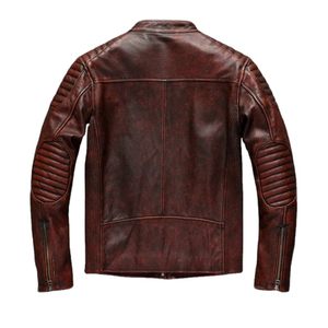 Veste en cuir véritable et toile pour homme, best-seller, prix imbattable, couleur personnalisée, bloc de couleur, haute qualité, coupe-vent, écologique, séchage rapide - Product Image 3