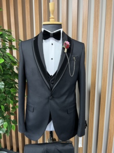 Offre Spéciale élégant dernier design préféré par les jeunes costumes élégants d'élite de luxe sur mesure pour les hommes marié de mariage - Product Image 4