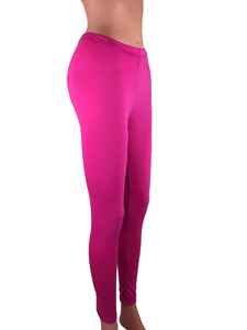 Legging en coton 100% souple pour femmes, taille basse, solide, ajusté, élastique, pour femmes - Product Image 3