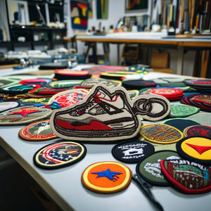 Patchs brodés personnalisés italiens - Taille personnalisée - Thermocollants - À coudre - Toute forme et taille - Production rapide - Patchs 3D en lettres anglaises Dr - Product Image 1