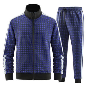 Conjunto Deportivo de 2 Piezas para Hombre, Invierno 2026, Transpirable, Informal, Sudadera con Cremallera Personalizada, Alta Calidad, Venta al Por Mayor - Product Image 1