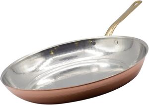 Top Selling Vintage Brass Fry Pan with Golden Handle Durable Steak Frying Pan for Home Hotel Restaurant Cooking - Product Image 6