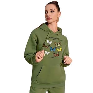 Vente en gros de sweats à capuche en tissu de coton extensible personnalisé 300gsm fabricants de vêtements en tissu tricoté du Bangladesh - Product Image 1