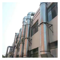 Tuyau d'air en spirale Conduits métalliques Aie Tuyaux de ventilation pour systèmes CVC