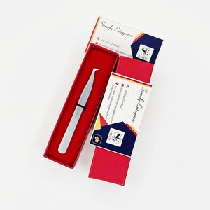 Pinces à extensions de cils, nouvelle conception de pointe avec manche uni finition mate, gamme complète, meilleure qualité, acier inoxydable japonais - Product Image 5
