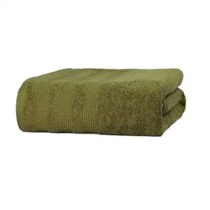 Toalla de baño de sublimación de algodón 100% de mejor diseño de alta calidad de secado rápido con estampado de logotipo personalizado patrón de Color sólido - Product Image 1