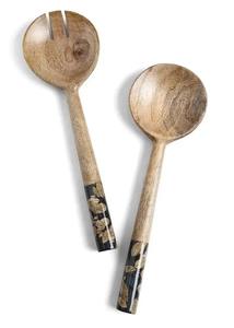 Trending Product Salad Server Salad <b>Tongs</b> Acacia <b>Wood</b> Serving Spoons Set Salad Mixing Spoon Fork and Spoon Long Handle Utensils - Product Image 2